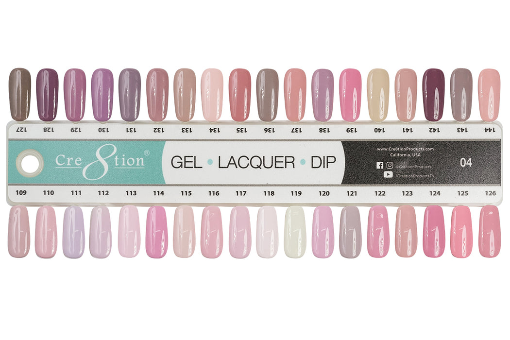 Color # 109 to 144