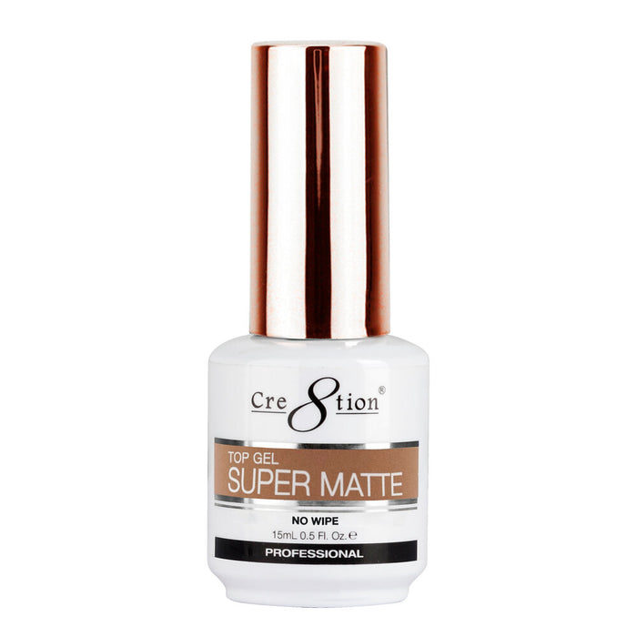 Cre8tion Super Matte Soak Off Top Coat Gel (0.5 oz)