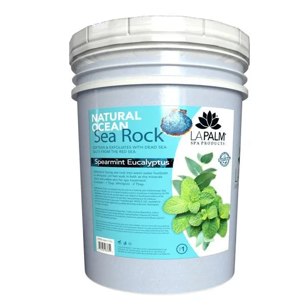 Mineral Sea Rock Salt -  Spearmint Eucalyptus (Bucket)