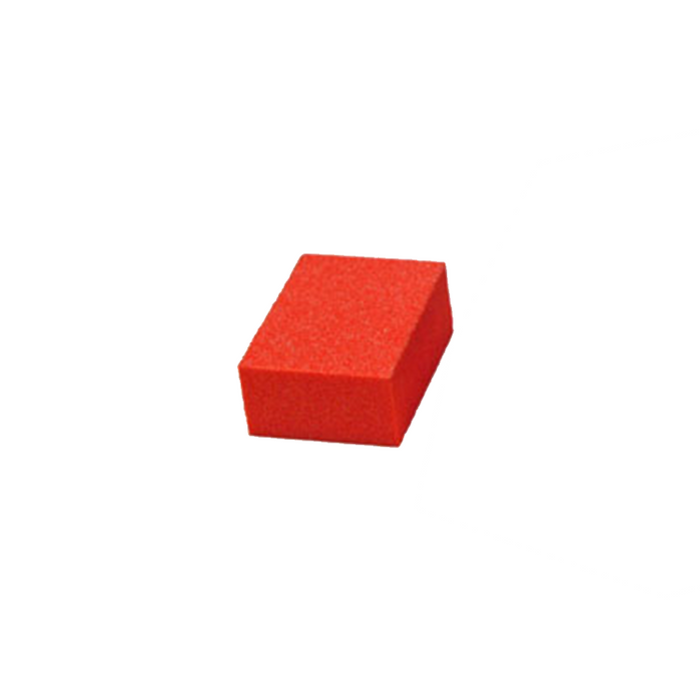 Mini Buffers - Made in China - Orange Foam - White Grit 80/100 | Product Size: 2.5 x 3.5 x 1.2 Inch | 1,500 pcs./case