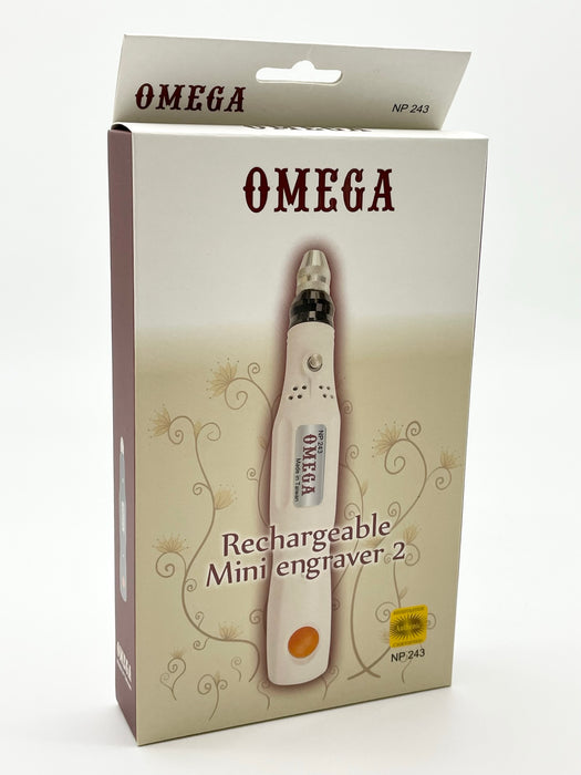 Omega, Rechargeable Mini Engraver 2 - 3/32" White