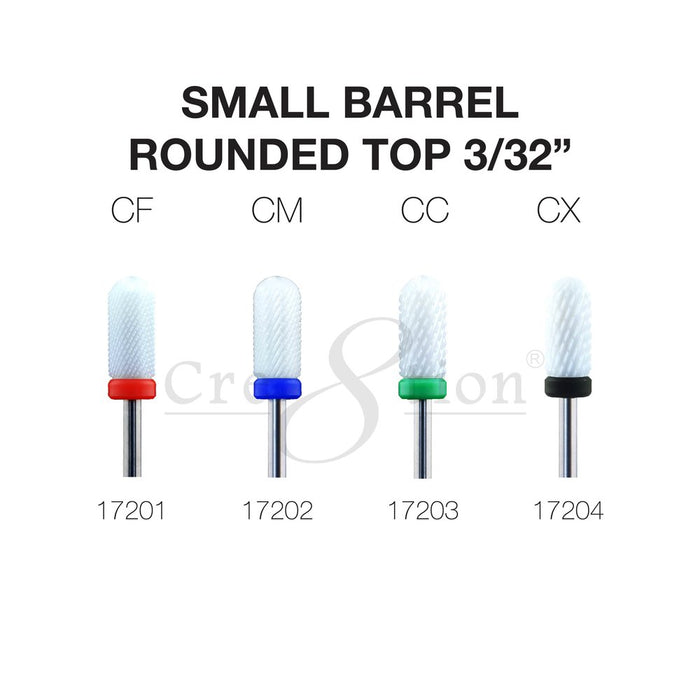 Small Barrel Rounded Top 3/32"